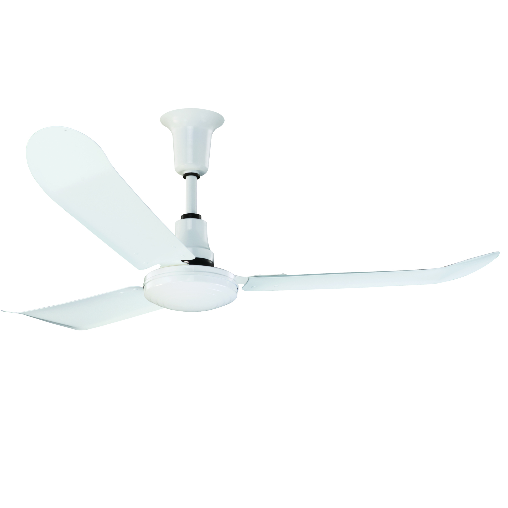 J&D Mfg., Ceiling Fan, In/Outdoor 60in. wide, white, Drive Type Direct